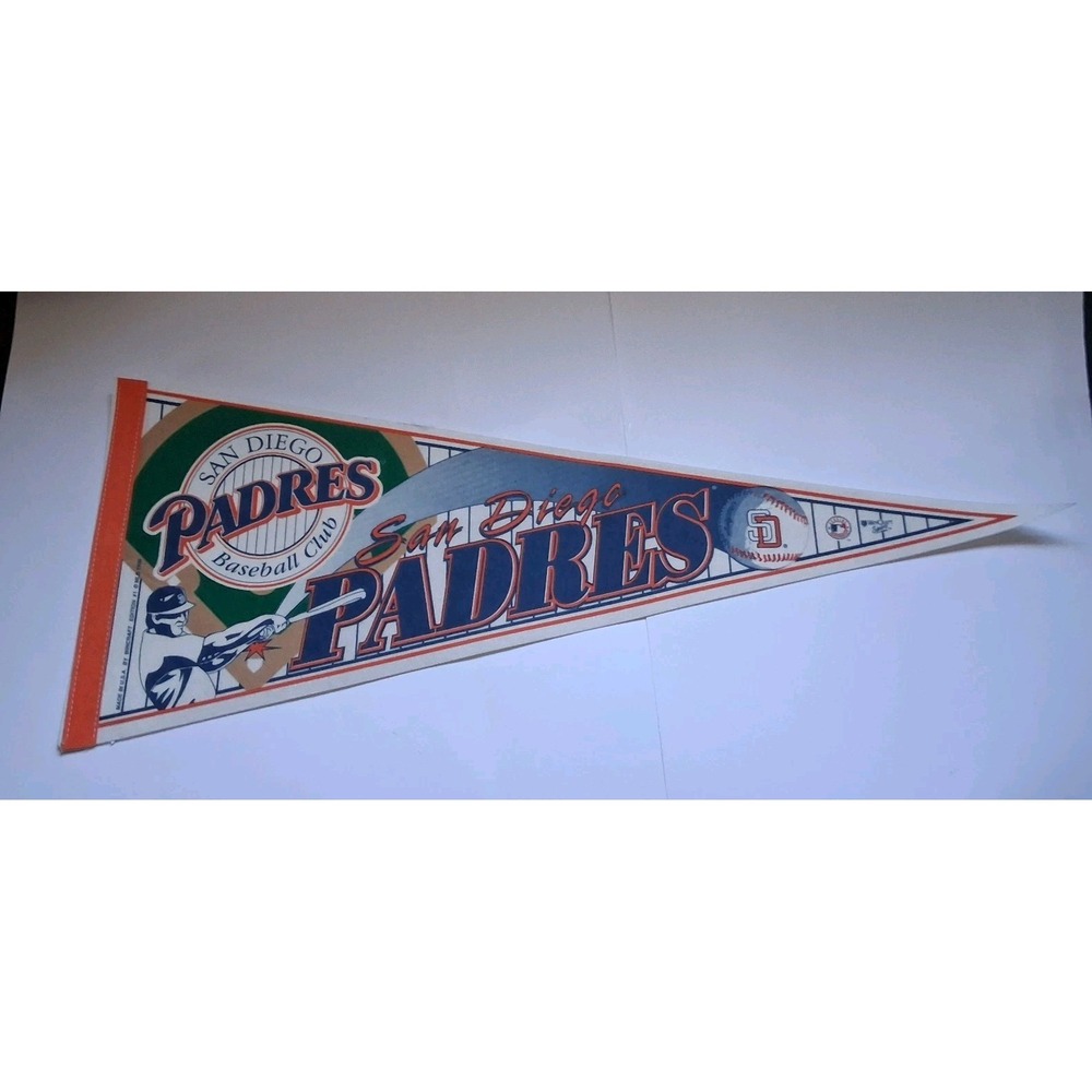 Vintage San Diego Padres National League Championship Pennant '96 Wincraft 30x12